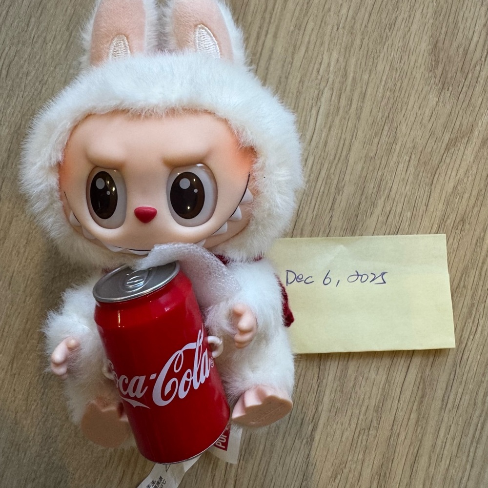 White and Red Stuffed Animal Toy